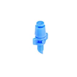 Raindrip 180JET010B, Micro Spray Jet, Half-Circle Pattern, Fan Spray, with 10-32 Threaded Inlet, Drip Irrigation Emitters for Drip Irrigation Gardening Systems, 10-Pack, Blue