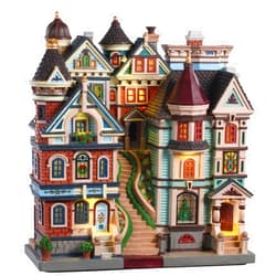 Lemax Houses on a Hill, Battery Operated (4.5V) #05617