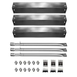 Hongso Grill Replacement Parts, Burners, Hanger Brackets, Heat Plates for Char Griller 5050, 5650, 3001, 3008, 3030, 4000, 5252, 5072 Gas Grill