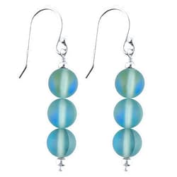 CRYSTALINES Beaded Dangling Earrings for Women