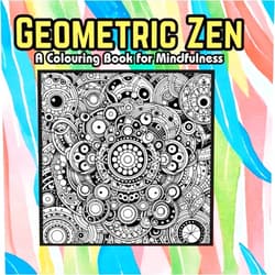 JTART STUDIO Geometric Zen: A Colouring Book for Mindfulness