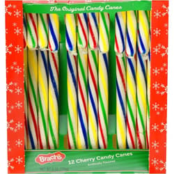 Brach's Original Cherry Rainbow Candy Canes 12ct