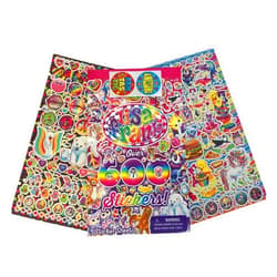 IPOTAO Lisa Frank Stickers ~ Over 1200 ~ (2 pack of 600 Stickers) plus two bonus Motivational & Reward Stickers. Includes Majestic Unicorn, Fancy Feast Kitty, Dancing Dolphins, Hunter Leopard & More