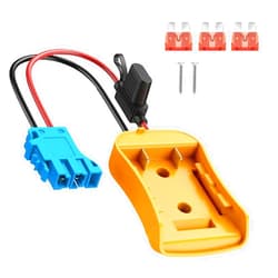 MaxEnergy Power -Wheels -Battery -Adapter Battery ：Power Wheels Battery Conversion Kit with Wire Harness Connector Compatible with Peg-Perego Kids Ride-on Toy