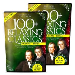 Various Artists (Artist), Johannes Brahms (Composer), Frédéric Chopin (Composer), Various Performers (Performer) & 1 more Format: Audio CD 100+ Relaxing Classics Volume 3 - Relaxical Collection - 11+ Hours Classical Music – Relax with Brahms, Chopin Ballades, Horn Trio, Rhapsodies, Academic Festival Overture, Hungarian Dance, Symphony, Waltzes, Piano Concerto, Quintet, Sonata, Clarinet, Violin, Cello, Etudes, Nocturnes, Preludes, Barcarolle, Mazurkas, Polonaise, Serenade