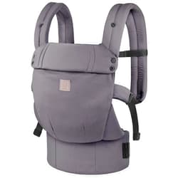 GAGAKU Baby Carrier, Lightweight Ergonomic Toddler Carrier for 7-33lbs, Soft Breathable 4-in-1 Carrier with Head Support, Easy to Wear, Hands-Free Comfort, Grey