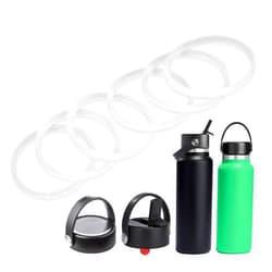 Greant 6 PCS O Ring for HydroFlask Wide Mouth Lid, 2'' to 2.3'' Rubber Seal for Hydro Flask Lid, fit Hydroflask Gasket Replacement, 3 Sizes for Different Lids