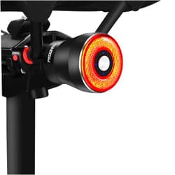 PADONOW Smart Bike Tail Light: Auto On/Off Flashing Lights Red Back Led Warning Flashlight Easy Mount Cycling Safety Brake Taillight USB Rechargeable Ultra Bright Light Sensing Bicycle Rear Light