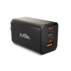 ZutBe 65W USB GaN Fast Wall Charger with PD and PPS Compact Foldable Wall Charger for iPhone 16/15/14 Pro/Pro MAX, MacBook Air, iPad Pro, Galaxy dell XPS Steam Deck, and More (Cable not Included)