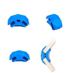 Playwood 105-Degree Connector for Tool- Free Furniture Assembly - Blue
