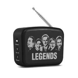 Carvaan Saregama Mini Bluetooth Speaker (Moonlight Black)