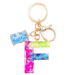 SELOVO Initial Keychain Letter Alphabet Sweet Bag Charm Key Chain for Women Girl