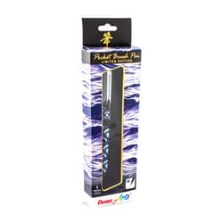 Pentel Arts Limited Edition Pocket Brush, Inking Brush Pen, Indigo Wrap (GFKP3F3BPA)