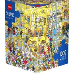 Heye 299279 Hotel Life Beautiful 1000-Piece Jigsaw Puzzle, Silver