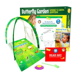 Insect Lore Butterfly Garden with Prepaid Voucher to Redeem Caterpillars Later | Ultra-Clear Dome Habitat | Butterfly Raising Kit | Raise 5 Painted Lady Butterflies Prepaid Voucher