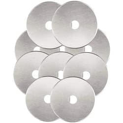KISSWILL Rotary Cutter Blades 45mm 10 Pack by KISSWILL, Fits Fiskars, Olfa, Martelli, Dremel, Truecut, DAFA Rotary Cutter Replacement for Quilting Scrapbooking Sewing Arts &Crafts, Sharp and Durable