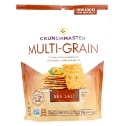 Crunchmaster Crackers Sea Salt 4.5oz (Pack of 12)