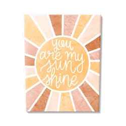 Stupell Industries You Are My Sunshine Boho Summer Geometric Pattern, Design by Taylor Shannon Designs