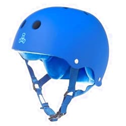 Triple Eight Sweatsaver Liner Skateboarding Helmet, Royal Blue Rubber, X-Large
