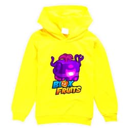 CreEv Blox Fruits Kids Boys Girls Hoodie Pullover,Casual Fashion Soft Game Costume Hooded Sweatshirts,Gifts for Kids