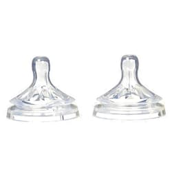 AVENT Philips AVENT BPA Free Natural Newborn Flow Nipples, 2-Pack