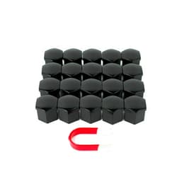GENERIC VLUXAUTO - Lug Nut Covers for Land Rover Range Rover & Sport Wheel Nut Covers/Lug Nut Covers - Glossy Black