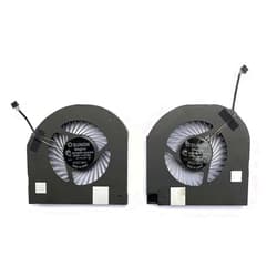 Prefer Warehouse Replacement Laptop CPU+GPU Cooling Fan Compatible with DELL Precision 17 7730 M7730 DELL Precision 7740 M7740 Series MG75090V1-C140-S9A MG75090V1-C150-S9A 5V 0.4A