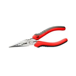 Gardner Bender GS-385 Long Nose Electrical Pliers, Cutter & Crimper, Solid & Stranded Wire, 14-16 AWG, Hand Tool, 6½ in., Red