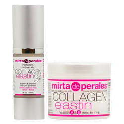 Mirta De Perales Collagen Elastin Eye Cream + Face and Neck Cream Set
