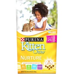 Purina Kitten Chow Dry Kitten Food, Nurture Muscle + Brain Development - (6) 3.15 lb. Bags