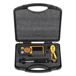 ViaGasaFamido Metals Hardness Tester Kit Portable Digital Durometer ABS High Accuracy Hardness Tester for Steel Iron Bronze Copper(HT-1208)