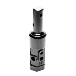AGKNX Heavy-Duty Auger Adapter 2inches Female hex to 2inches Male Round
