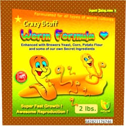 FOXCUP Worm Formula for White, Micro, Banana & Walter Worms - 2 Lbs.