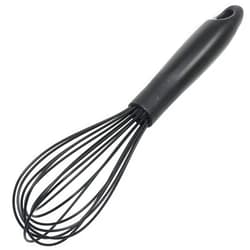 Chef Craft Premium Silicone Wire Cooking Whisk, 10.5 inch, Black