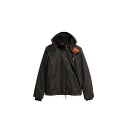 Superdry Men's Hooded Mountain Windbreaker Jacket, Black