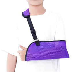 Solmyr Arm Sling for Kids, Arm Brace for Broken Fractured Bones Elbow Wrist Support, Arm Support Sling Shoulder Immobilizer for Children Shoulder Injury, Suit for Left and Right Arms, Boy and Girl