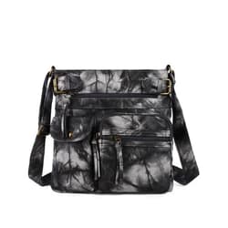 Angel Kiss Crossbody Bags for Women Washed Leather Shoulder Bags Multi Pocket Soft Hobo Purses and Medium Handbags