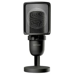 Neptune Sonus Gaming Microphone | Streaming Mic with Pop Filter for Vocal Clarity | Desktop Microphone for Streaming, Gaming, Recording, & Podcast | Microphone for PC with Type-C to USB Cable (Black)