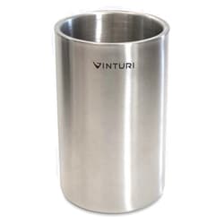 Vinturi V9073 Stainless Steel Double Walled Wine and Champagne Cooler No Ice Required, Silver