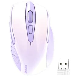 TECKNET Wireless Mouse, 2.4G Ergonomic Optical Mouse, Computer Mouse for Laptop, PC, Computer, Chromebook, Notebook, 6 Buttons, 24 Months Battery Life, 2600 DPI, 5 Adjustment Levels