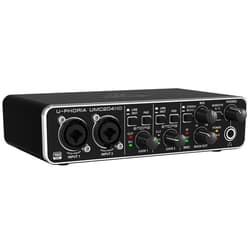 Behringer U-Phoria UMC204HD Audiophile 2x4 USB Audio/MIDI Interface with MIDAS Mic Preamplifiers, 24-Bit/192kHz Resolution