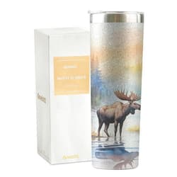 Onebttl Moose Gifts For Men and Women, Gift For Moose Lovers on National Moose Day, Birthday and Chirstmas, 20 oz Insulated Tumbler