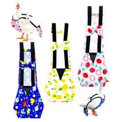 Zaruatu 3 Pieces Chicken Diapers for Hens Pet Duck Diapers Reusable Chicken Diapers Chicken Clothes Accessories with Bow Tie for Poultry (L)