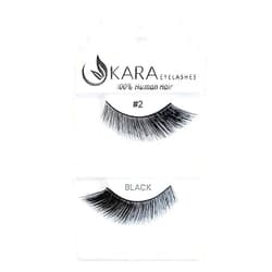 Kara Beauty Human Hair Eyelashes - 2 (Pack of 12)