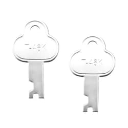 Malae T-46K Trunk Key Replacement for G-1,3815 Locks，N-3815k T46 Old Keys for Seward Antique Trunk Chest Steamer - 2 Pack