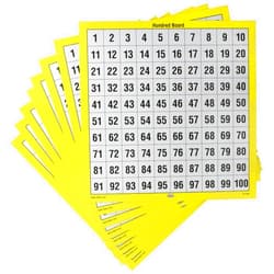 Didax Educational Resources Hundreds Boards (Set of 10), Multicolor, 2-419