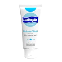 DermaRite's Lantiseptic Moisture Shield Original Skin Protectant - 50% Lanolin, Paraben Free, Unscented Barrier Cream Ointment - 4 oz. Tube, 1 Count