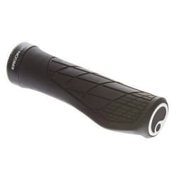 Ergon GA3 Ergonomic Lock-On MTB Grips – Winged Design for Mountain Bike Comfort and Wrist Support, Black, Small