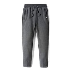 Aprsfn Men's Winter Warm Sherpa Lined Active Sweatpants Jogger Pants