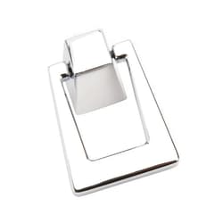 Amerock | Cabinet Pendant | Polished Chrome | 1-13/16 inch (46 mm) Length | Blackrock | 1 Pack | Drawer Knob | Cabinet Hardware